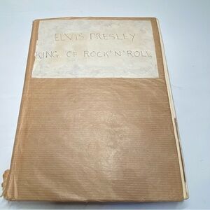 Elvis Presley Scrapbook 75 Pages Newspaper Magazine Clippings Photos Early Years